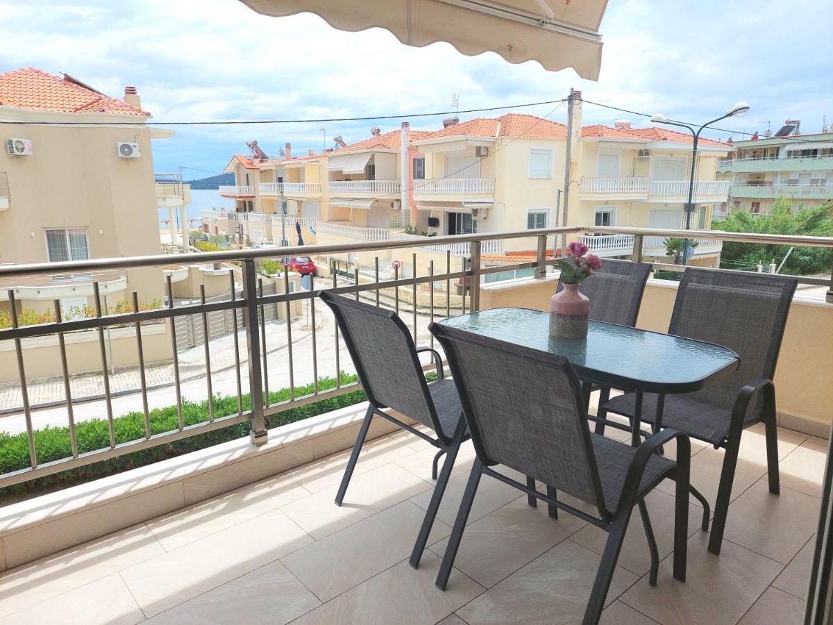 Myrsini'S Sea View Apartment Nea Peramos (Macedonia) Exterior foto